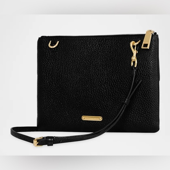 **NWT**Rebecca Minkoff Edie Zip Quilted Leather Crossbody Bag - Picture 2 of 4